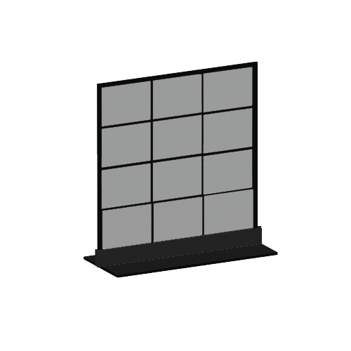 24er Multiframe Stele A3 quer, beidseitig